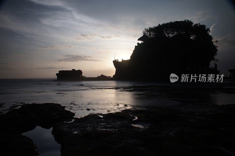 Tanah lot海滩景观